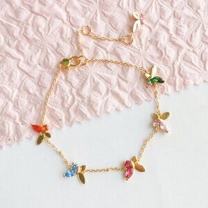 Kate Spade social butterfly multi color bracelet in